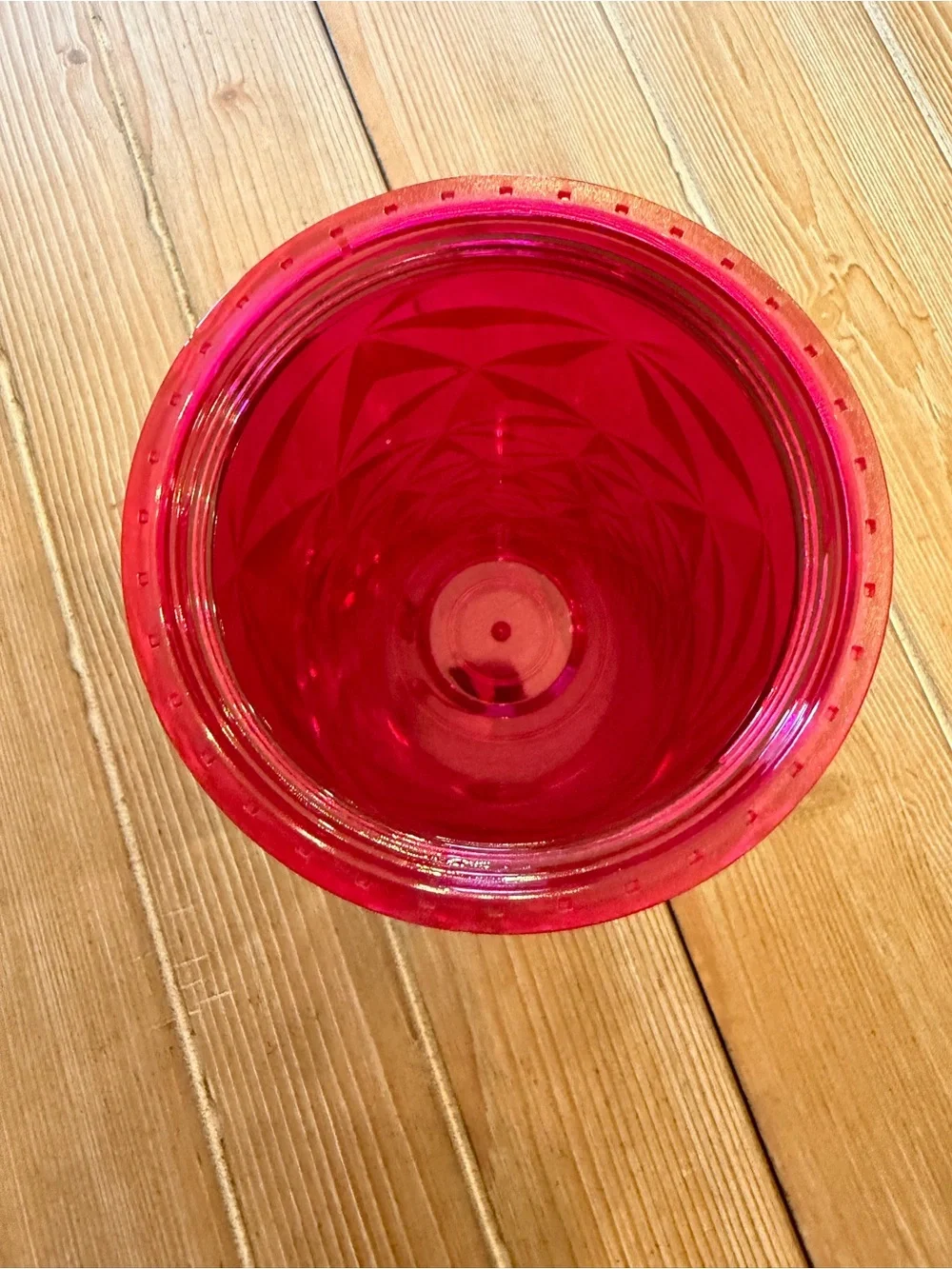 Starbucks Fushia Prism Cold Cup with Straw